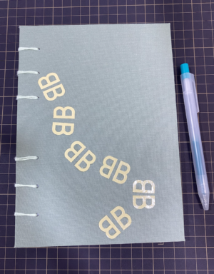 Letter B hardcover notebook