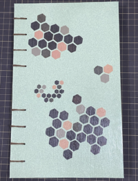 honeycomb hardcover notebook